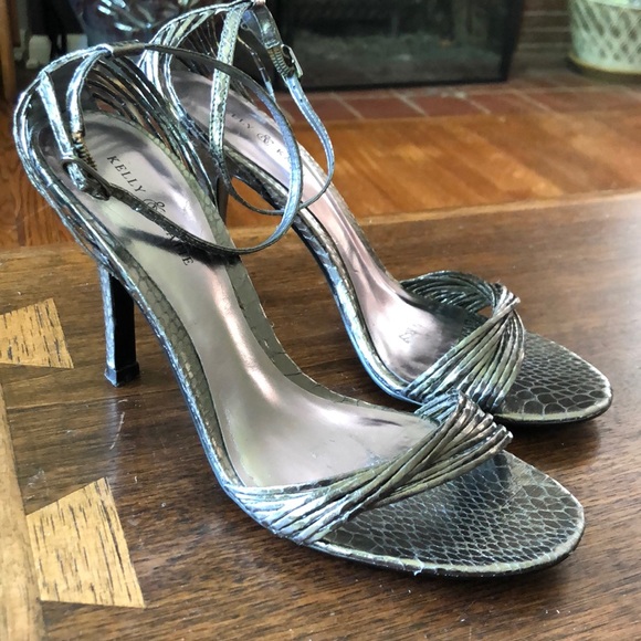 Kelly & Katie Shoes - Pewter heels - Kelly & Katie